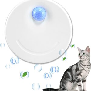 Cat Litter Box Deodorizer 2600mAh, Automatic Pet Odor Eliminator, Neutralizer, 99.9% Dust-Free, Long Battery Life, for All Kinds of Litter Box, Bin, Bathroom Wardrobe, and Small Area. (A01)