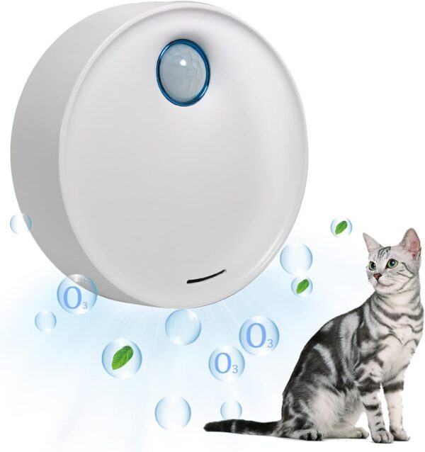 Cat Litter Deodorizer, Pet Odour Remover 99% Deodorization Litter Box Odor Eliminator for Small Animals Toilet or Home, Cat Urine Smell Remover Litter Trays Freshener, Travel Air Purifiers
