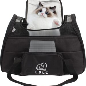 DAWOO Cat Carrier Airline-Approved Travel Pet Carrier,Dog Carrier,Suitable for Small and Medium-Sized Cats and Dogs