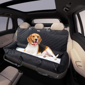 Dog Car Seat Large Size Dog,Double Dog Car Seat,Dog Car Beds for Medium Dogs,Pet Booster Seat,Puppy Car Seat,Extra Large Dog Car Seat,Dog Car Seat Up to 55lb