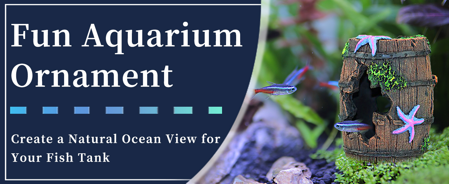 tropical aquarium ornaments