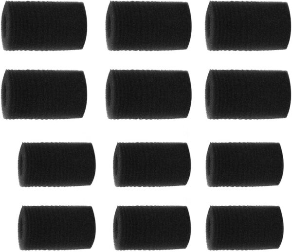Geluode Intake Filter Sponge,12 PCS Aquarium Internal Fish Tank Filter Sponge Replacement Filters Covers Sponges,Includes 2 Size