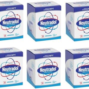 Neutradol Original Gel Odour Destroyer, Air Freshener and Odour Eliminator for Home and Office - Lasts Up to 90 Days - Musty Smell Remover for Wardrobe, Bathroom, Carpet, 6 pack - Plus Cheeroo Magnet