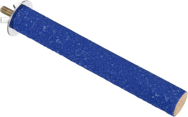PATIKIL 0.8x5.5 Inch Bird Cage Perch, Parrot Stand Paw Grinding Stick Bird for Parakeet Cockatiel Cage Accessory, Blue
