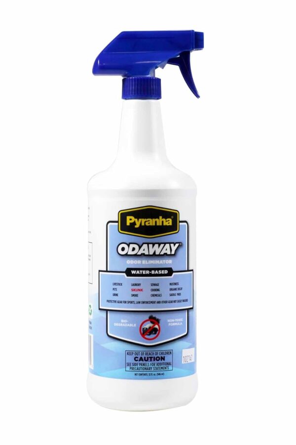 PYRANHA ODAWAY Odor Eliminator Water-Based 32 fl oz. Spray Bottle