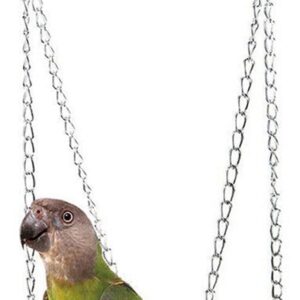 Pet Bird Parrot Parakeet Budgie Cockatiel Cage Hammock Swing Toy