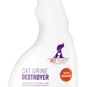 Pet Power Cat Urine Destroyer, Clear, 500 Millilitre