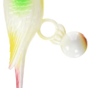 Rosewood Boredom Breaker Life Size Budgie Bird Toy, Clear